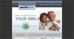 Desktop Screenshot of denturemakers.net